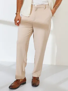 Straight-Fit Tailored Trousers