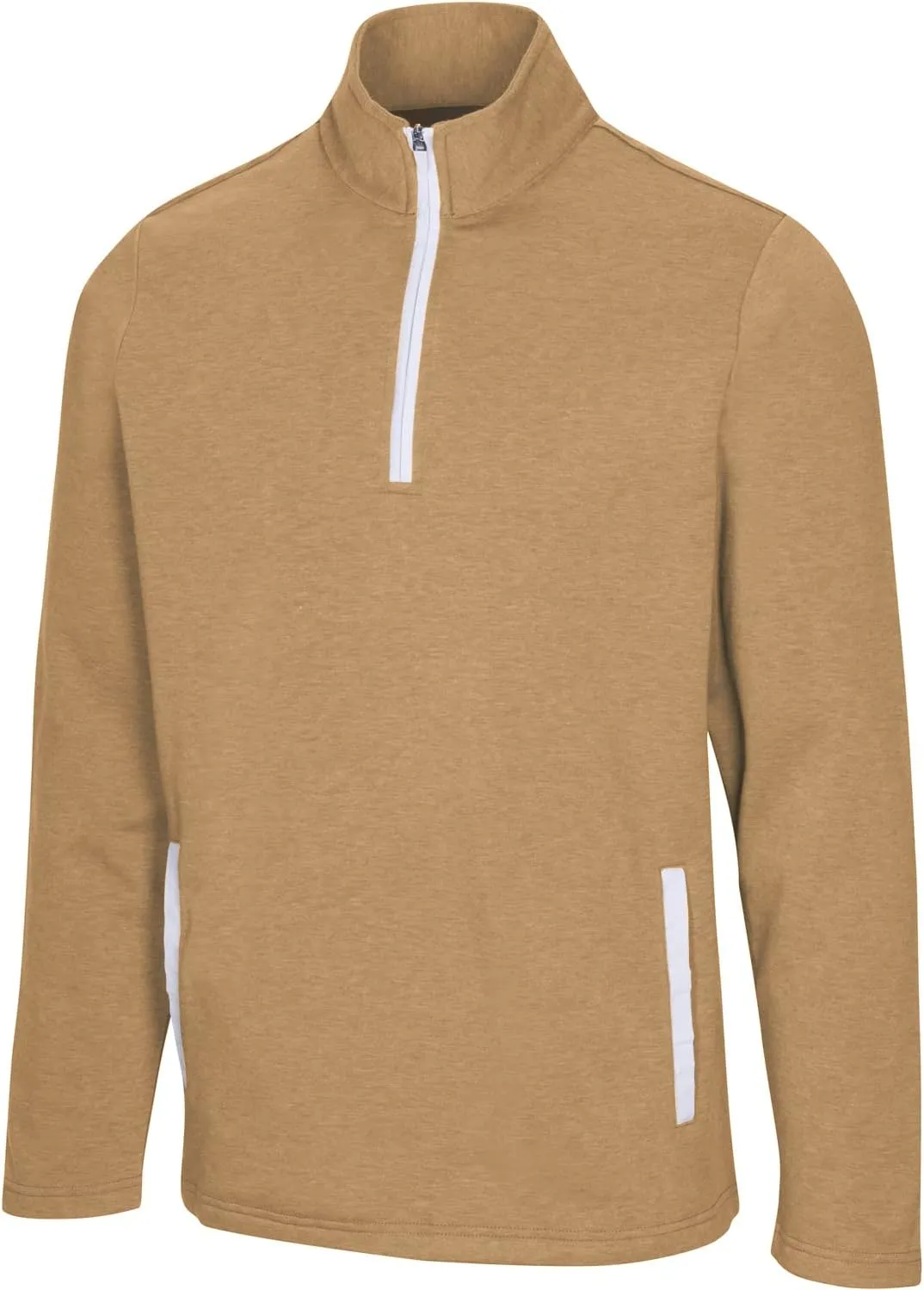 Three Sixty Six Men's Pullover Sweater - Dry Fit Breathable Half Zip Golf Jacket 4-Way Stretch Moisture Wicking & Anti-Odor
