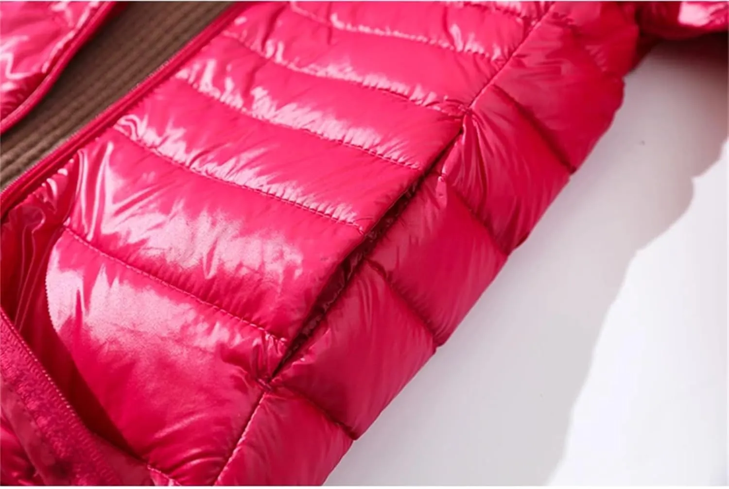 Women Puffer Jackets light Duck Down Coat Winter Warm Portable Hooded Windbreaker Parka