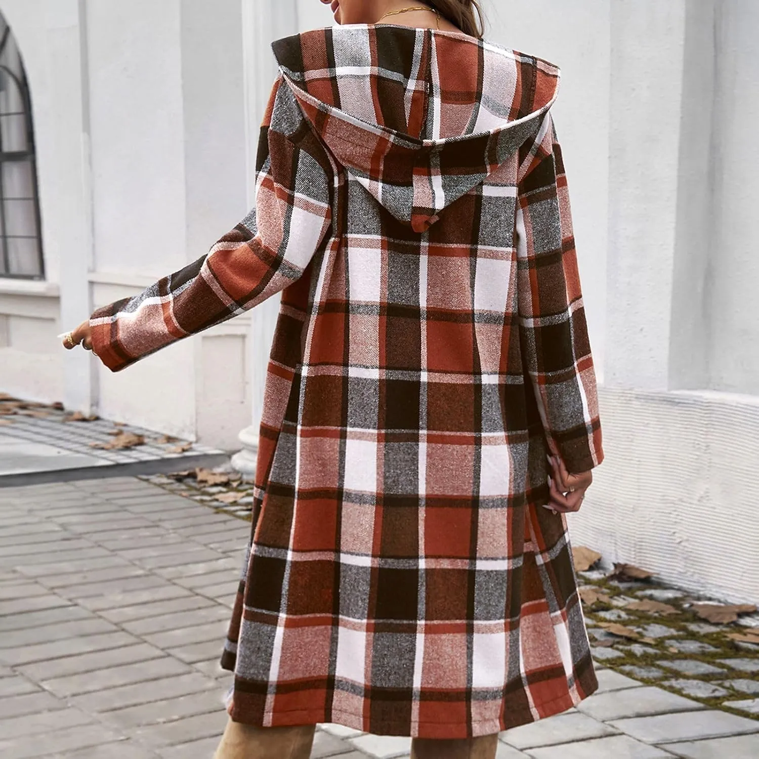 Women's Winter Trench Coat Snow Coat Long Shacket Hooded Long Sleeve Oversized Soft Spring Trench Coats