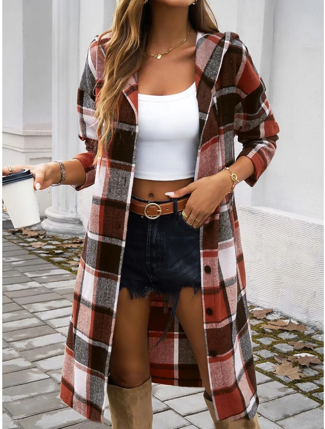 Women's Winter Trench Coat Snow Coat Long Shacket Hooded Long Sleeve Oversized Soft Spring Trench Coats