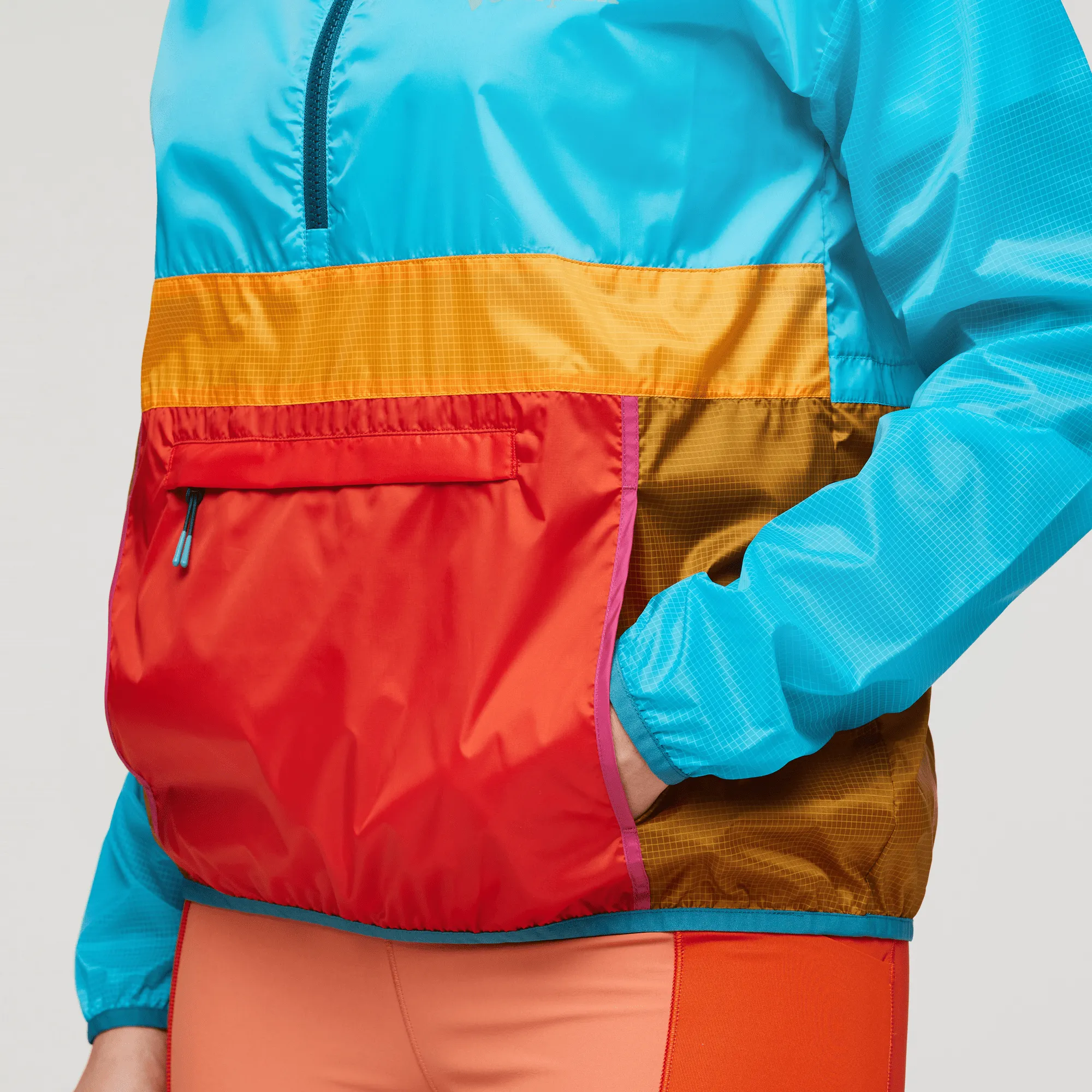 W's Teca Half-Zip Windbreaker - Repurposed Polyester