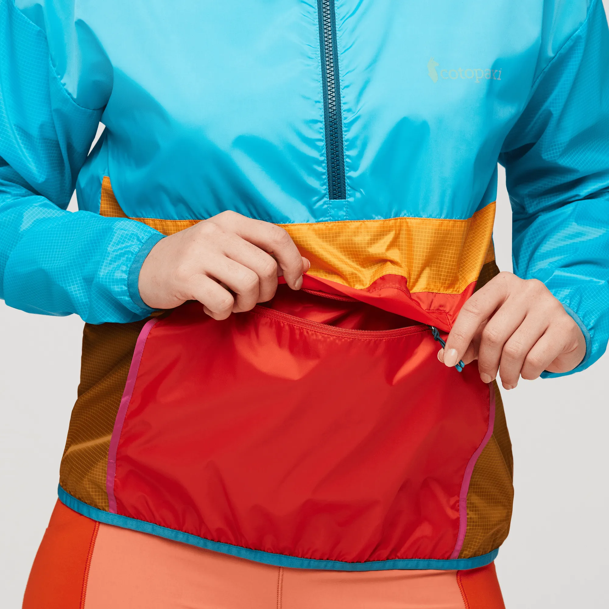 W's Teca Half-Zip Windbreaker - Repurposed Polyester