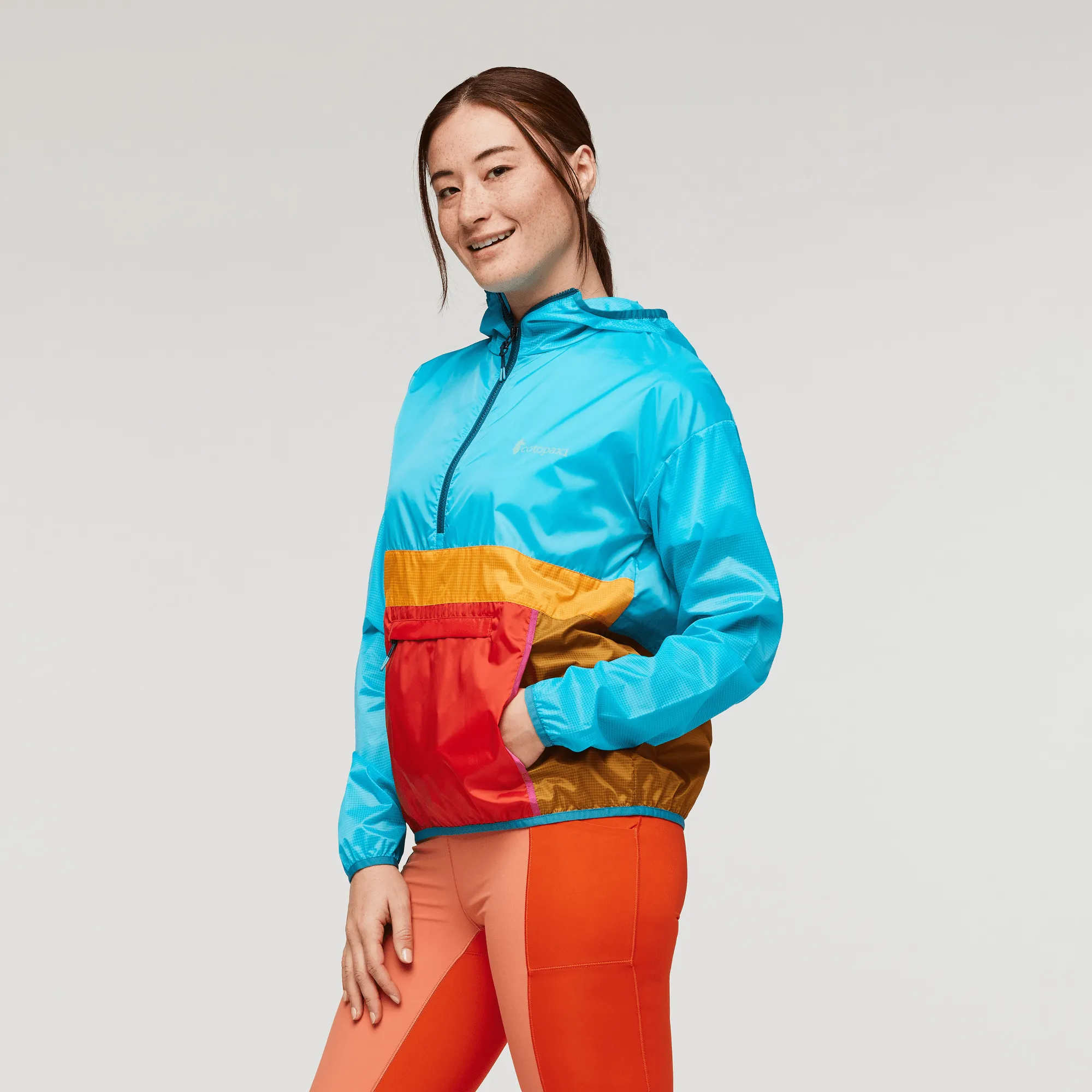 W's Teca Half-Zip Windbreaker - Repurposed Polyester
