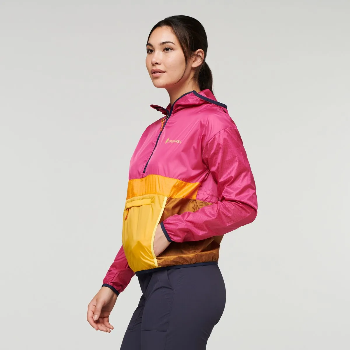 W's Teca Half-Zip Windbreaker - Repurposed Polyester
