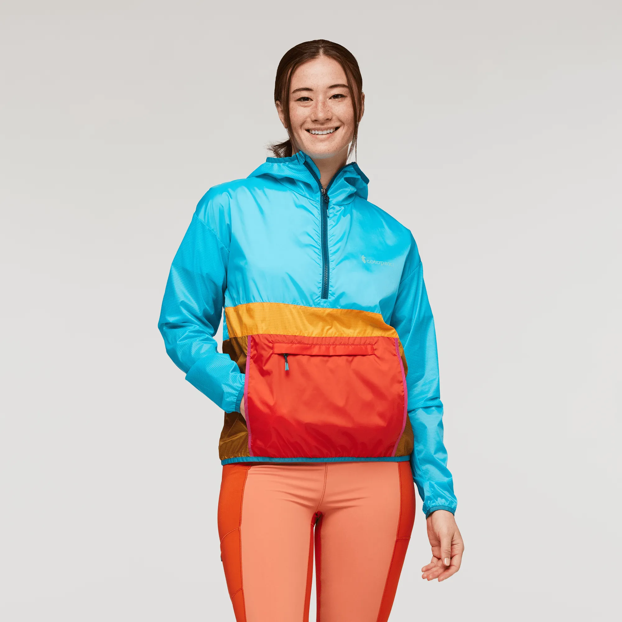 W's Teca Half-Zip Windbreaker - Repurposed Polyester