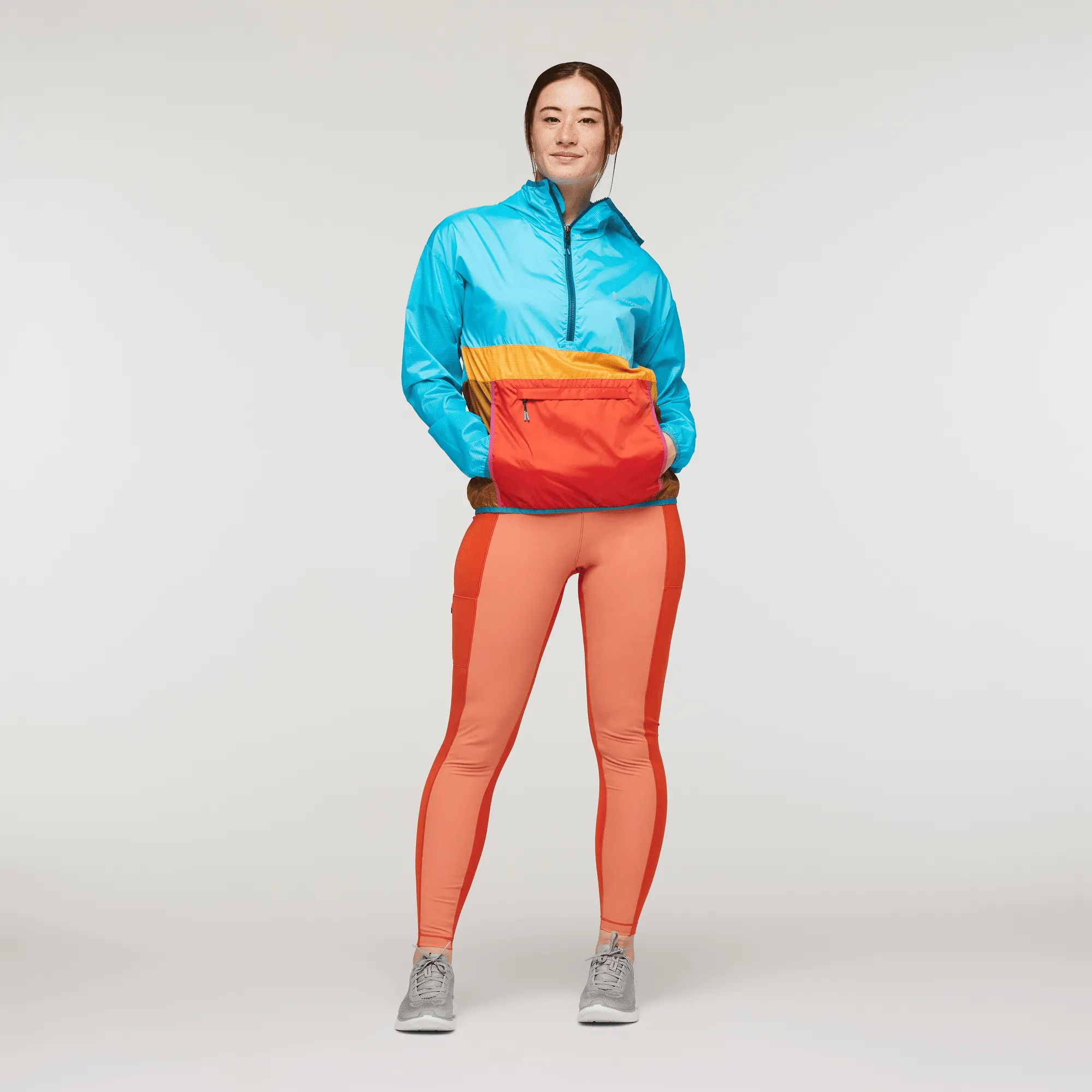 W's Teca Half-Zip Windbreaker - Repurposed Polyester